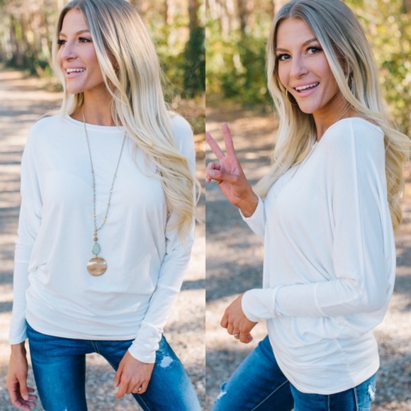 Classic dolman long sleeves top - Picture 3 of 5